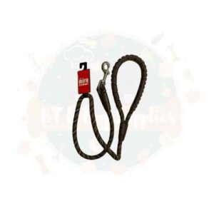 M&M Rope Dog Leads with Trigger Hook - Black 13mm x 110cm
