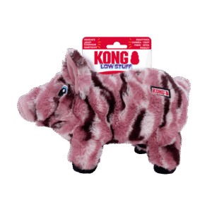 KONG Low Stuff Stripes Pig Medium