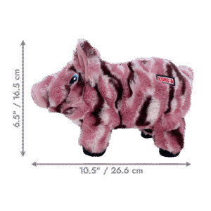 KONG Low Stuff Stripes Pig Medium