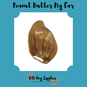 Veggie Pigs Ears - Peanut Butter 1pc