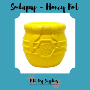 Sodapup - Large Honey Pot Treat Dispenser Yellow