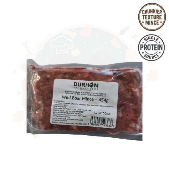 DAF Wild Boar Mince 80/10/10 454g