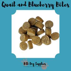 Quail and Blueberry Bites 100g