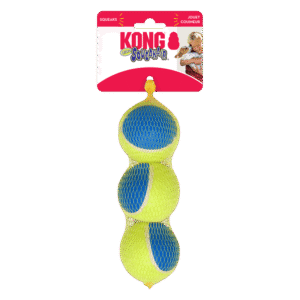 KONG Squeakair Ultra Tennis Ball Medium 3pk