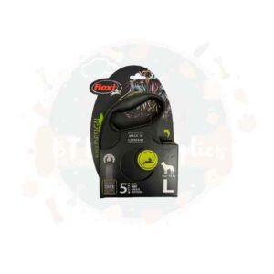 Flexi - Black Design Tape Green Large 5m