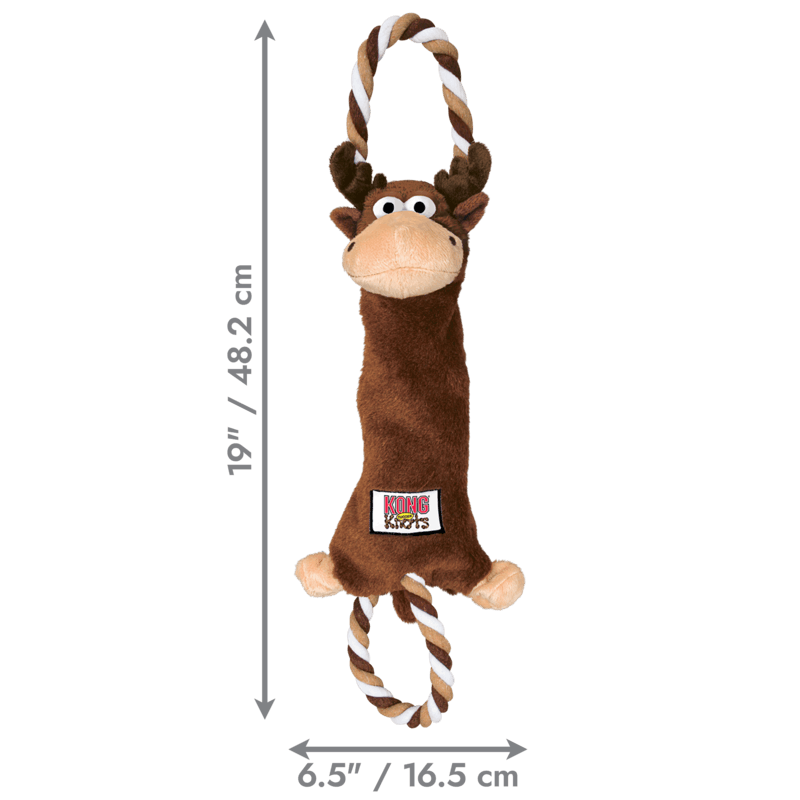 KONG Tugger Knots Moose Medium/Large - Image 3
