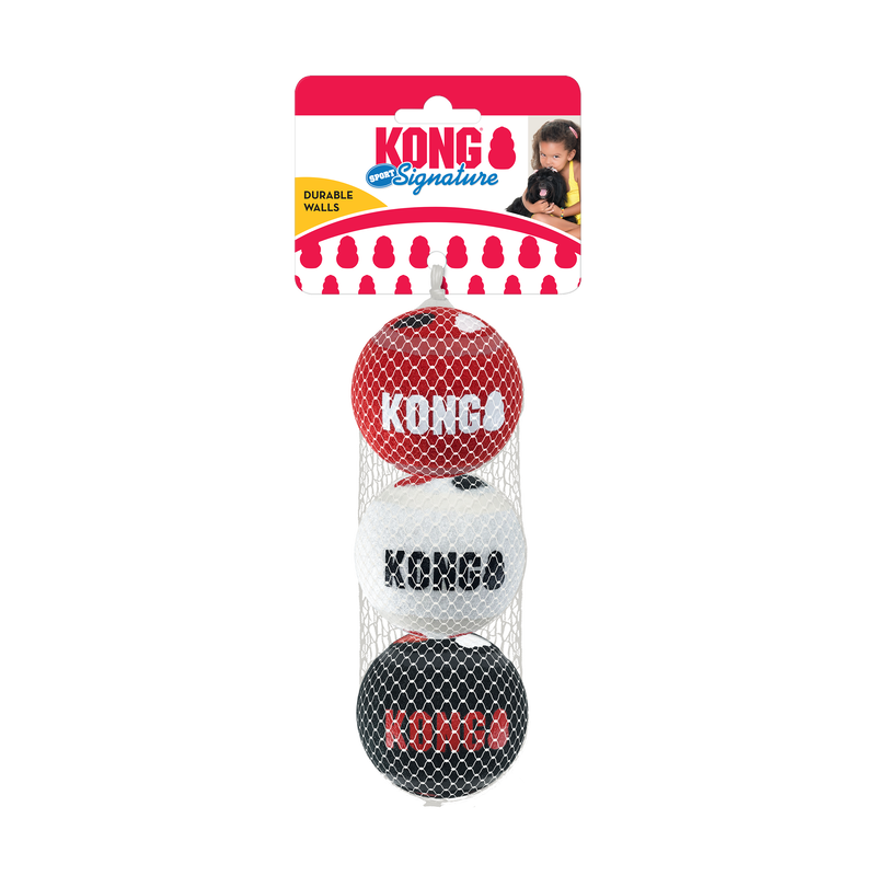 KONG Sport Signature Ball Medium 3pk