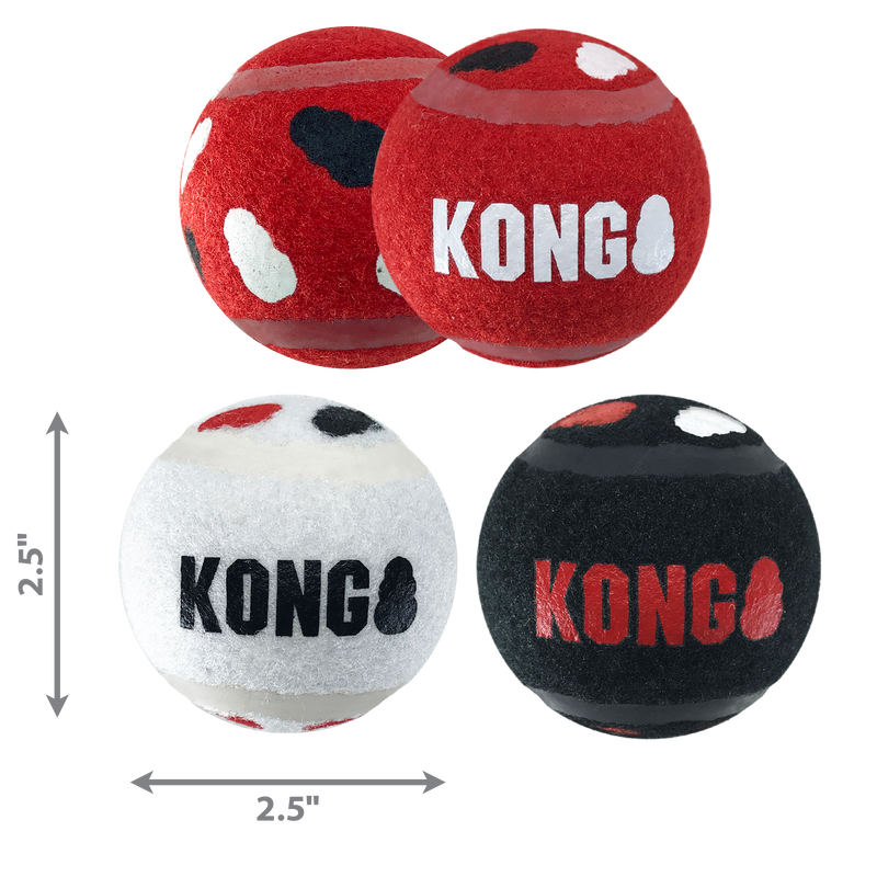 KONG Sport Signature Ball Medium 3pk - Image 2