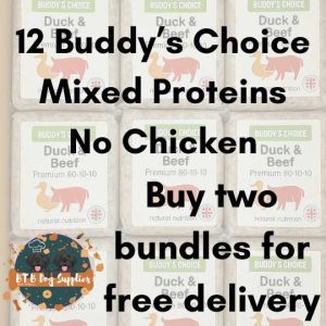 Buddy's Choice 80/10/10 Bundle 12 x 454g WITHOUT Chicken