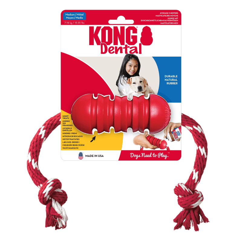 KONG Dental with Rope Small