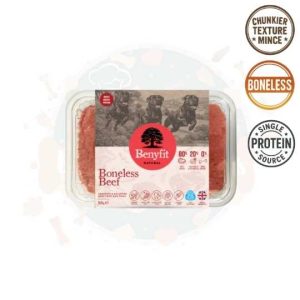 Benyfit Natural - Beef Boneless Complete 1KG (Contains Veg)