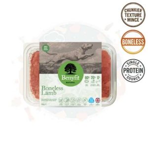 Benyfit Natural - Lamb Boneless Complete 1KG (Contains Veg)