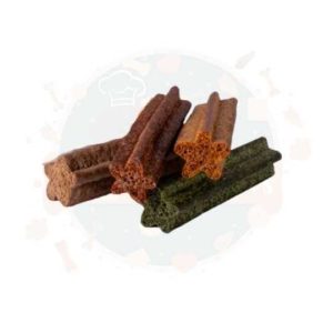 Elkwood - Sponge Dental Stick (Chicken and Beetroot, Fish and Seaweed, Chicken and Carrot or Duck and Sweet Potato Selected at Random)