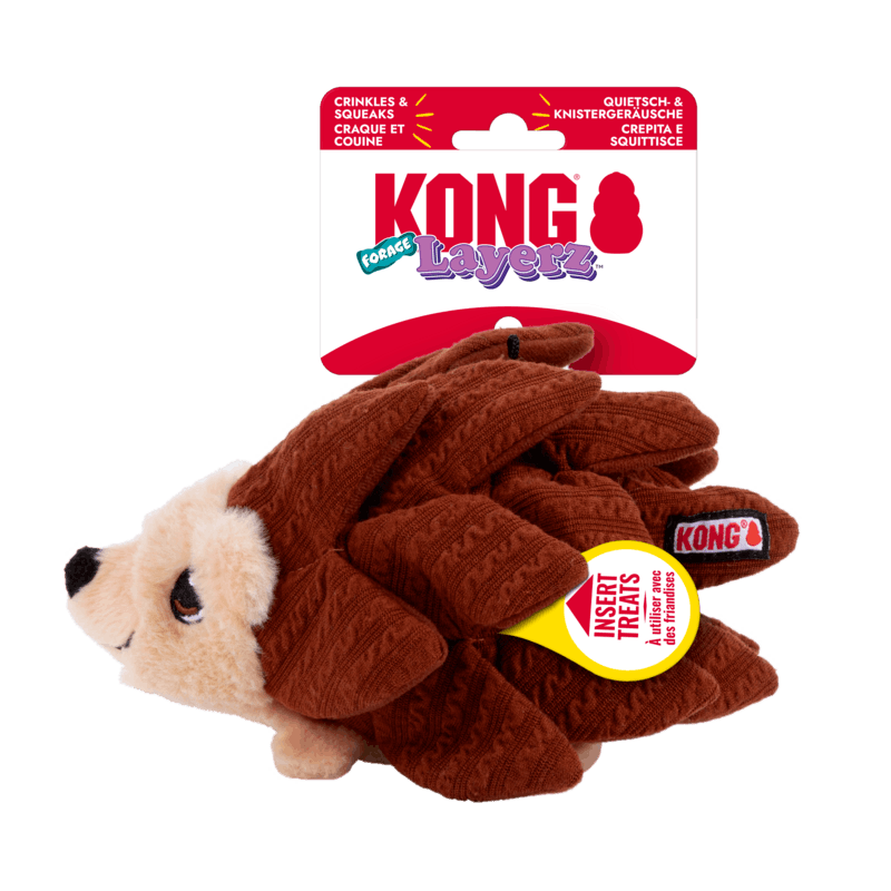 KONG Layerz Forage Hedgehog Med