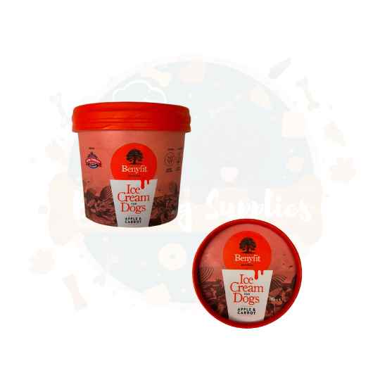 apple and carrot dog ice cream frozen raw treat