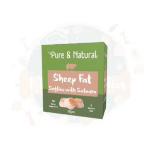 Pure & Natural Sheep Fat Cubes With Salmon 80pc