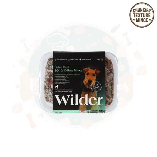 Wilder Pet Foods - Fish and Beef 80/10/10 1KG