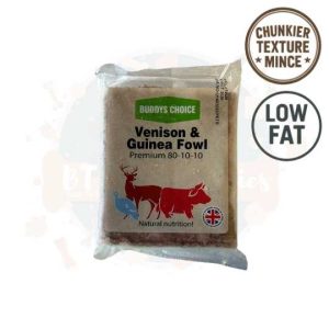 Buddy's Choice - Venison and Guinea Fowl Mince 80/10/10 454g