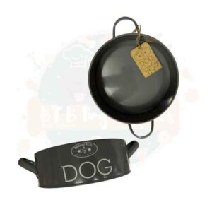Banbury Dog Tin Feeding Bowl 27cm X 22cm