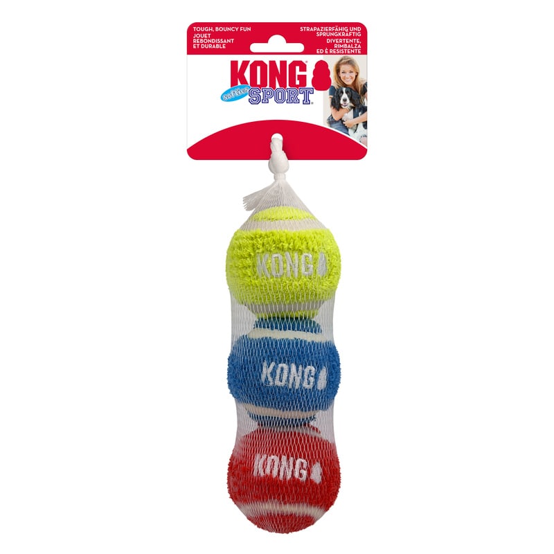 KONG Sport Softies Ball Medium 3pk