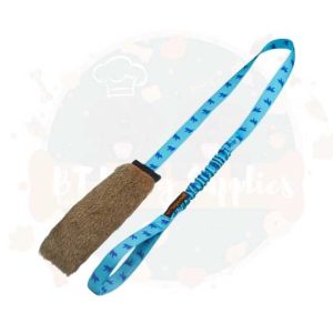 Tug-E-Nuff - Rabbit Skin Squeaky Bungee Chaser Royal Blue 1pk