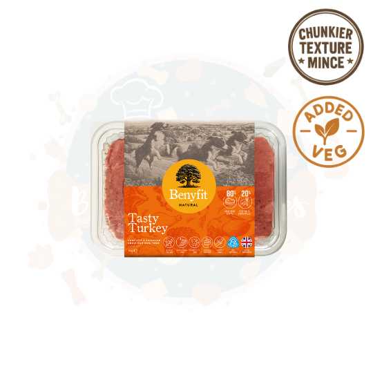 Benyfit Natural - Tasty Turkey Complete 1KG (Contains Beef)