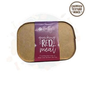 Betsy's - Quacking Red Meat (Duck, Beef, Tripe & Pork) 80/10/10 500g